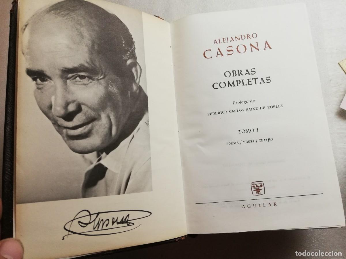 Libros de segunda mano: OBRAS COMPLETAS, ALEJANDRO CASONA, AGUILAR, 2 TOMOS - Foto 3