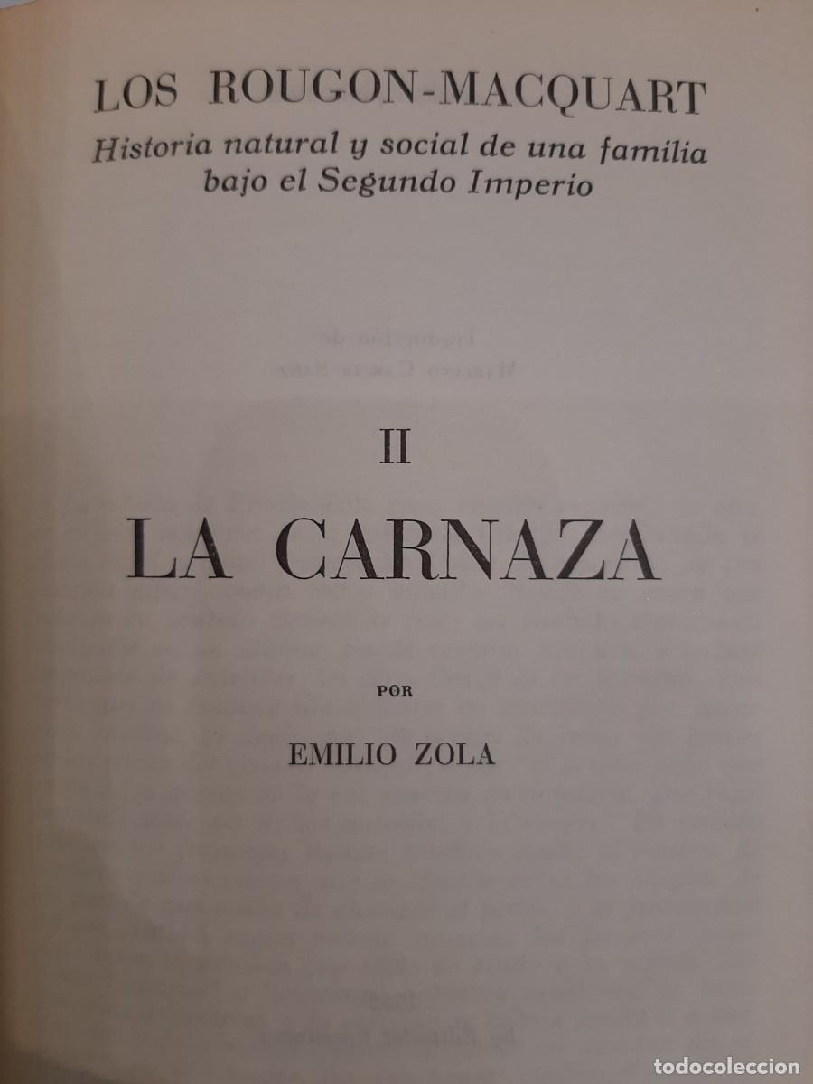 Libros de segunda mano: Emilio Zola. La carnaza - Foto 2