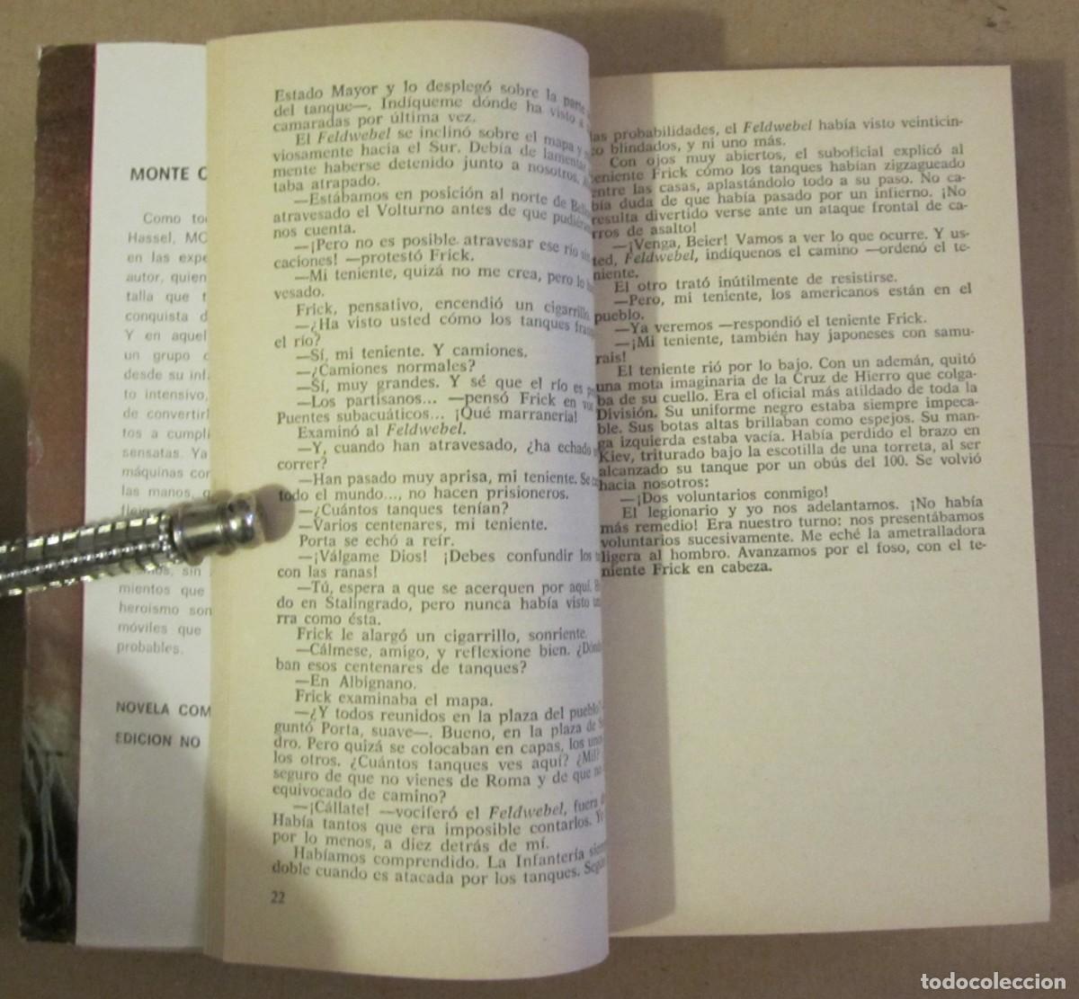 Libros de segunda mano: MONTE CASSINO - Sven Hassel. - Foto 2