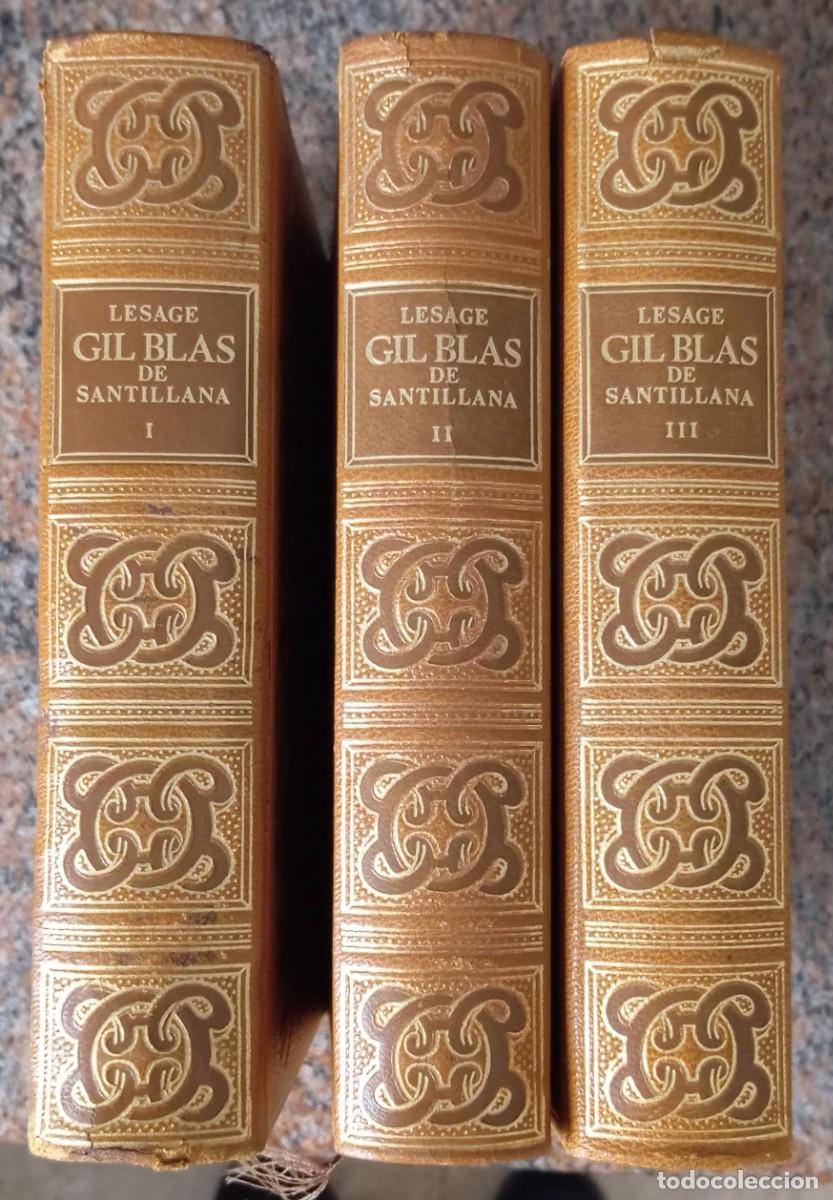 Libros de segunda mano: LESAGE - GIL BLAS DE SANTILLANA - 3 TOMOS - Foto 1