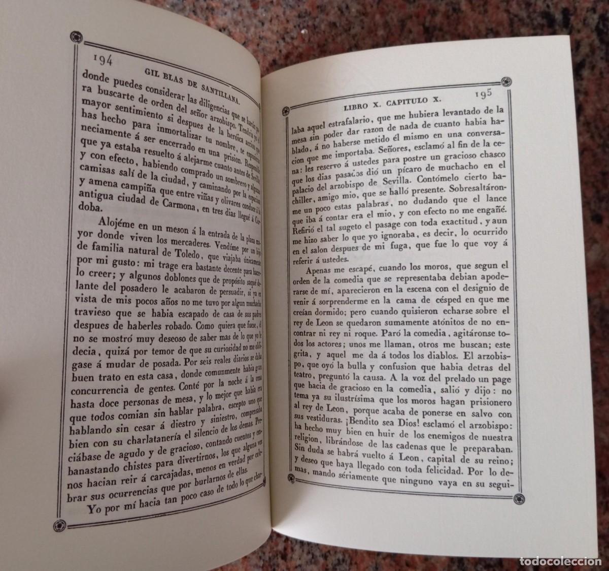 Libros de segunda mano: LESAGE - GIL BLAS DE SANTILLANA - 3 TOMOS - Foto 5