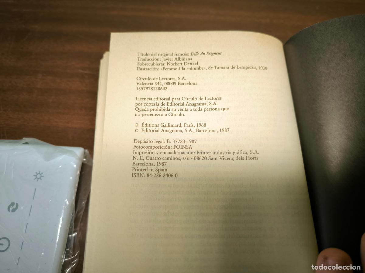 Libros de segunda mano: Bella del Se&ntilde;or - Albert Cohen - Foto 4