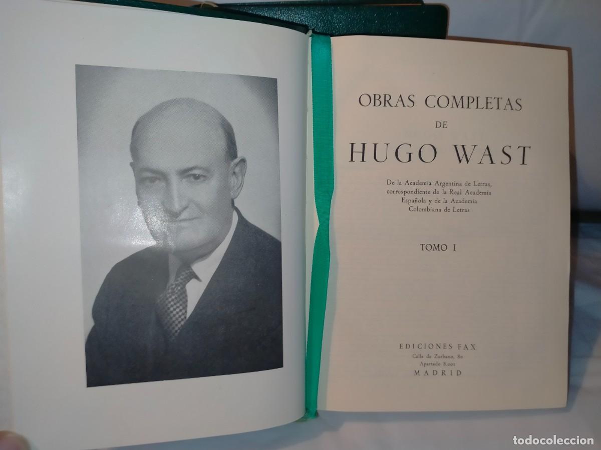 Libros de segunda mano: HUGO WAST. OBRAS COMPLETAS (2TOMOS) .EDICIONES FAST - Foto 2