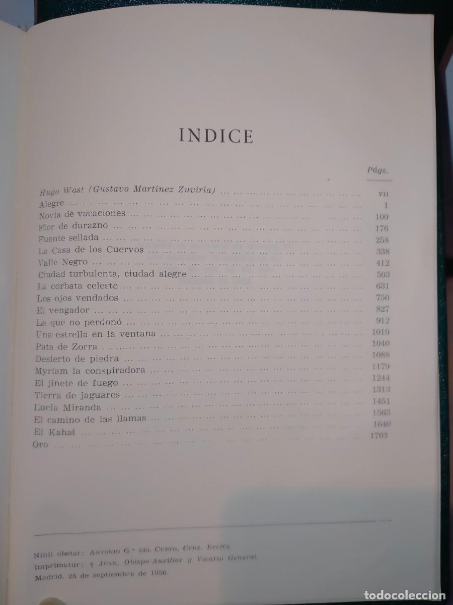 Libros de segunda mano: HUGO WAST. OBRAS COMPLETAS (2TOMOS) .EDICIONES FAST - Foto 3