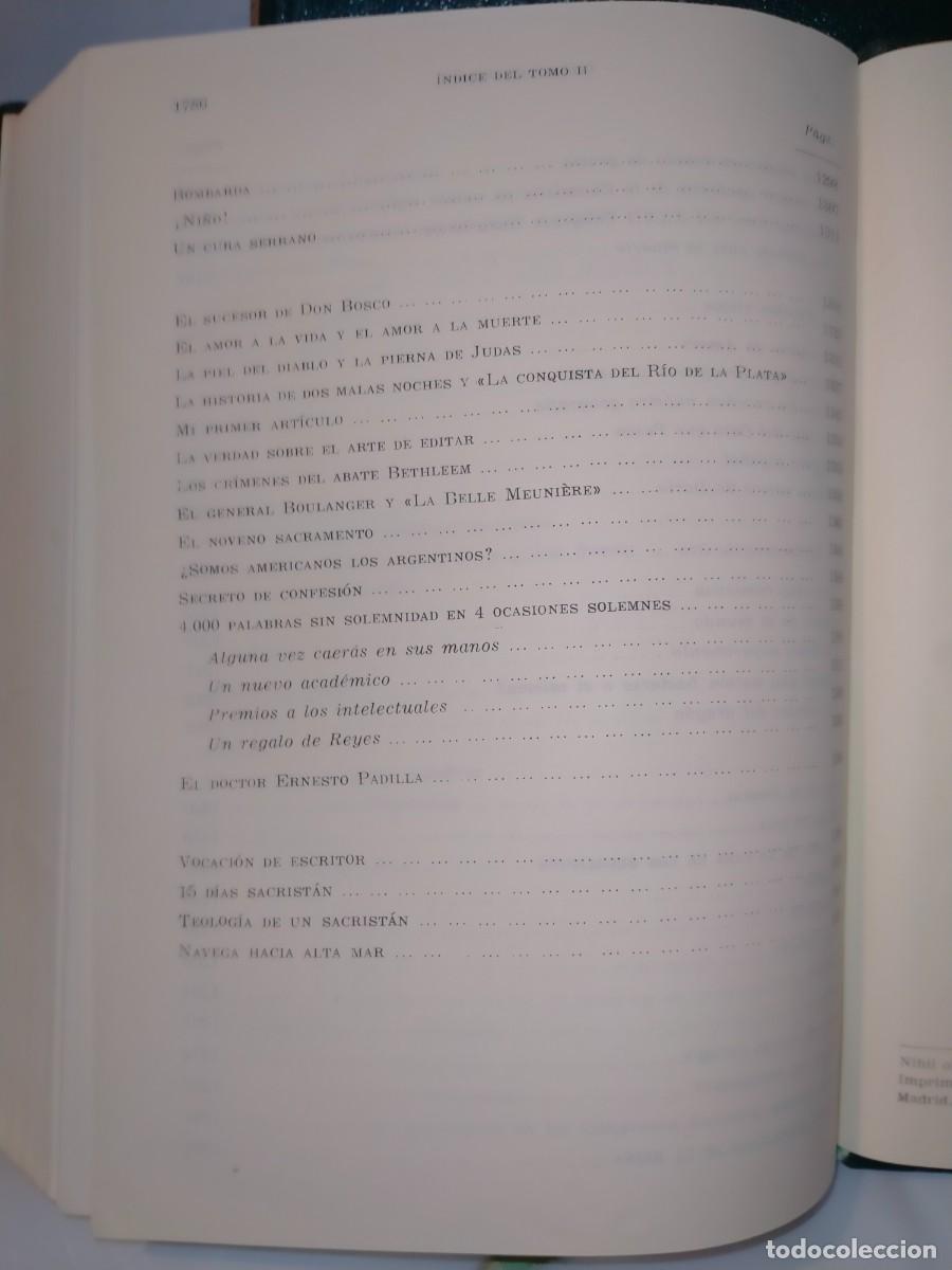 Libros de segunda mano: HUGO WAST. OBRAS COMPLETAS (2TOMOS) .EDICIONES FAST - Foto 8