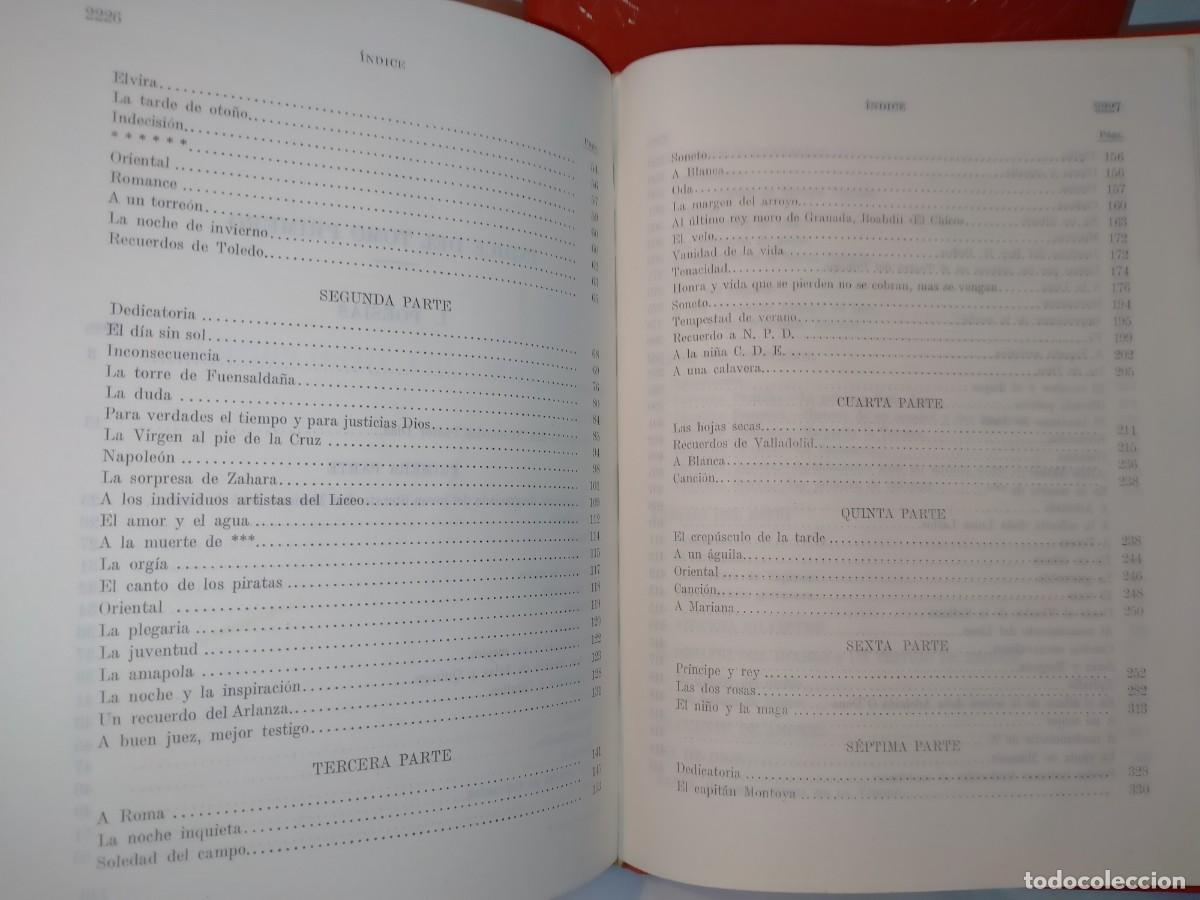 Libros de segunda mano: JOS&Eacute; ZORRILLA. OBRAS COMPLETAS (2TOMOS) .LIBRER&Iacute;A SANTAR&Eacute;N - Foto 5