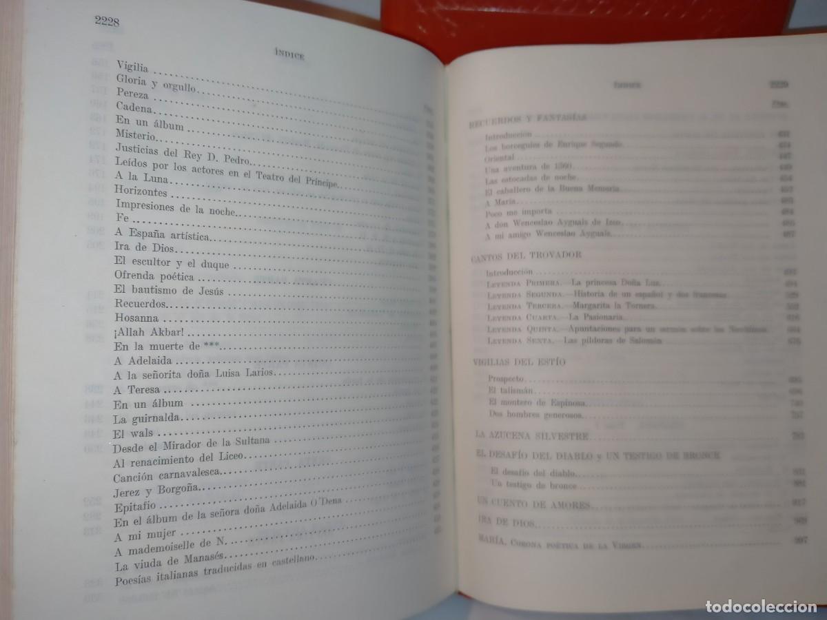 Libros de segunda mano: JOS&Eacute; ZORRILLA. OBRAS COMPLETAS (2TOMOS) .LIBRER&Iacute;A SANTAR&Eacute;N - Foto 6