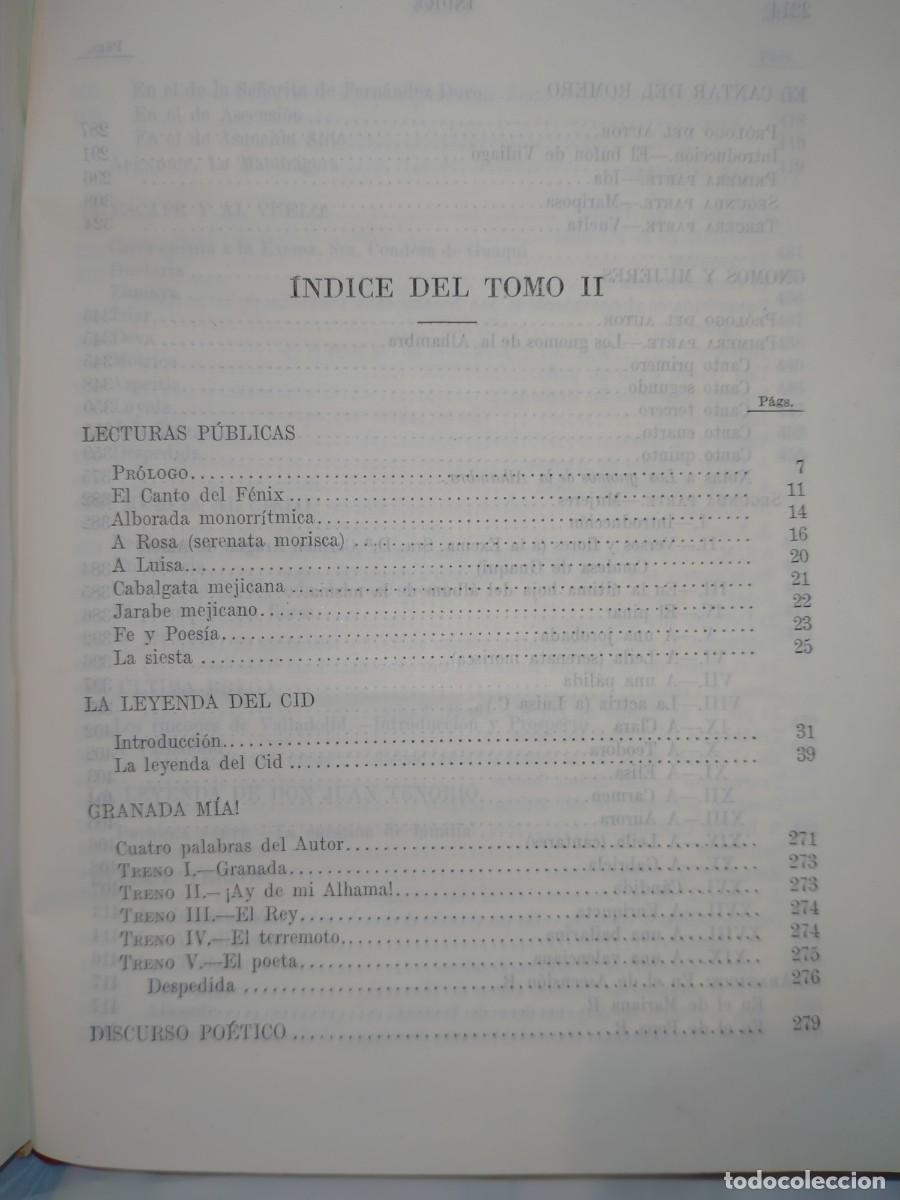 Libros de segunda mano: JOS&Eacute; ZORRILLA. OBRAS COMPLETAS (2TOMOS) .LIBRER&Iacute;A SANTAR&Eacute;N - Foto 12