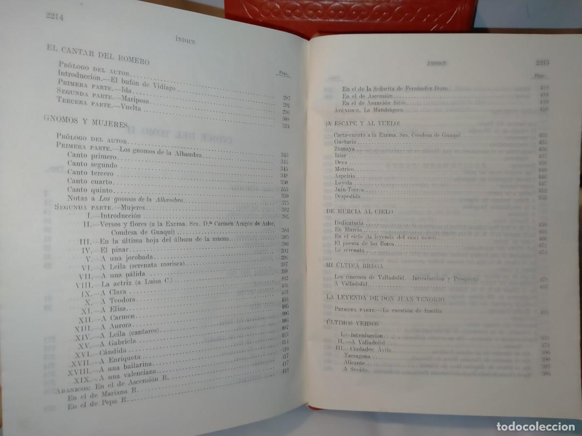 Libros de segunda mano: JOS&Eacute; ZORRILLA. OBRAS COMPLETAS (2TOMOS) .LIBRER&Iacute;A SANTAR&Eacute;N - Foto 13