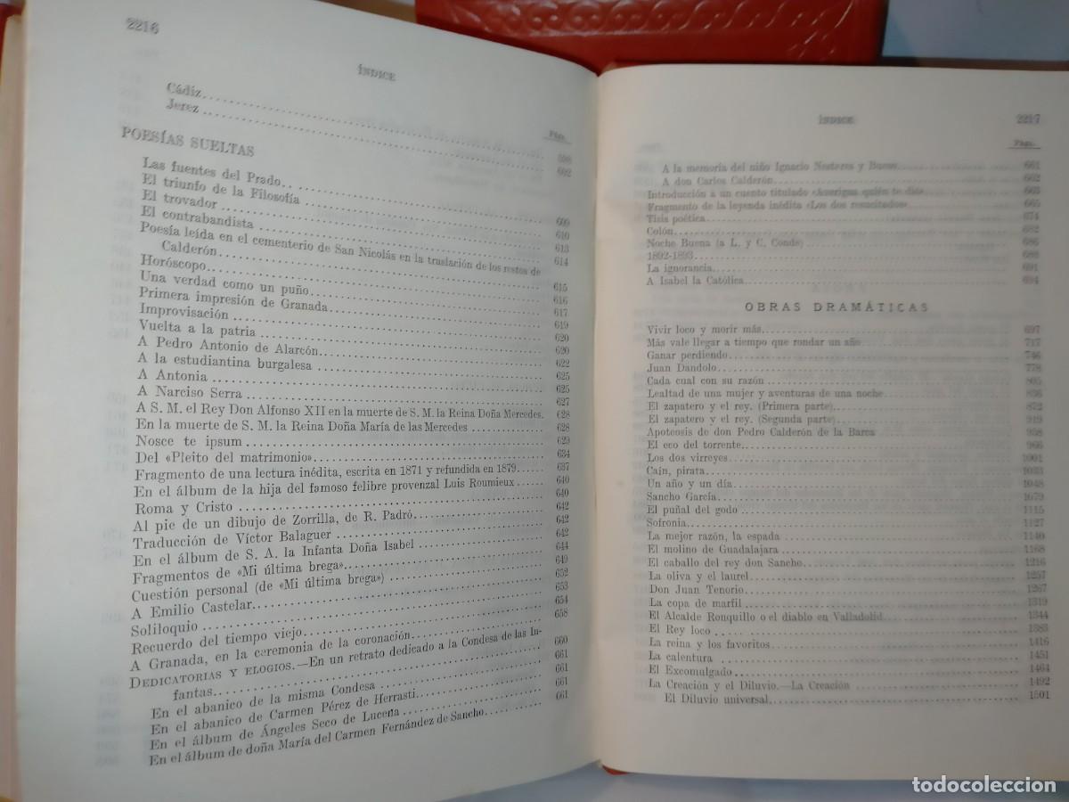 Libros de segunda mano: JOS&Eacute; ZORRILLA. OBRAS COMPLETAS (2TOMOS) .LIBRER&Iacute;A SANTAR&Eacute;N - Foto 14