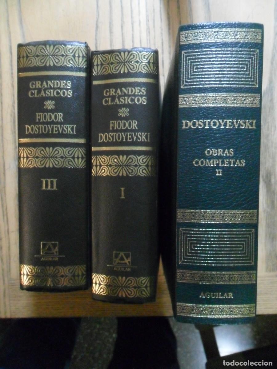 Libros de segunda mano: Fiodor Dostoyevski. Obra Completa. 3 Tomos. Aguilar. - Foto 1