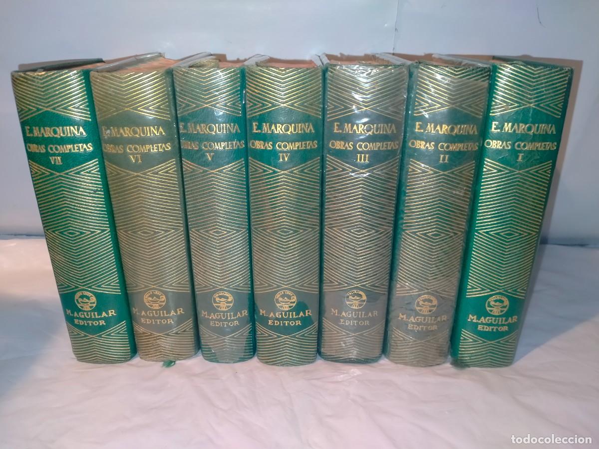 Libros de segunda mano: EDUARDO MARQUINA. OBRAS COMPLETAS (7 TOMOS) .AGUILAR - Foto 1