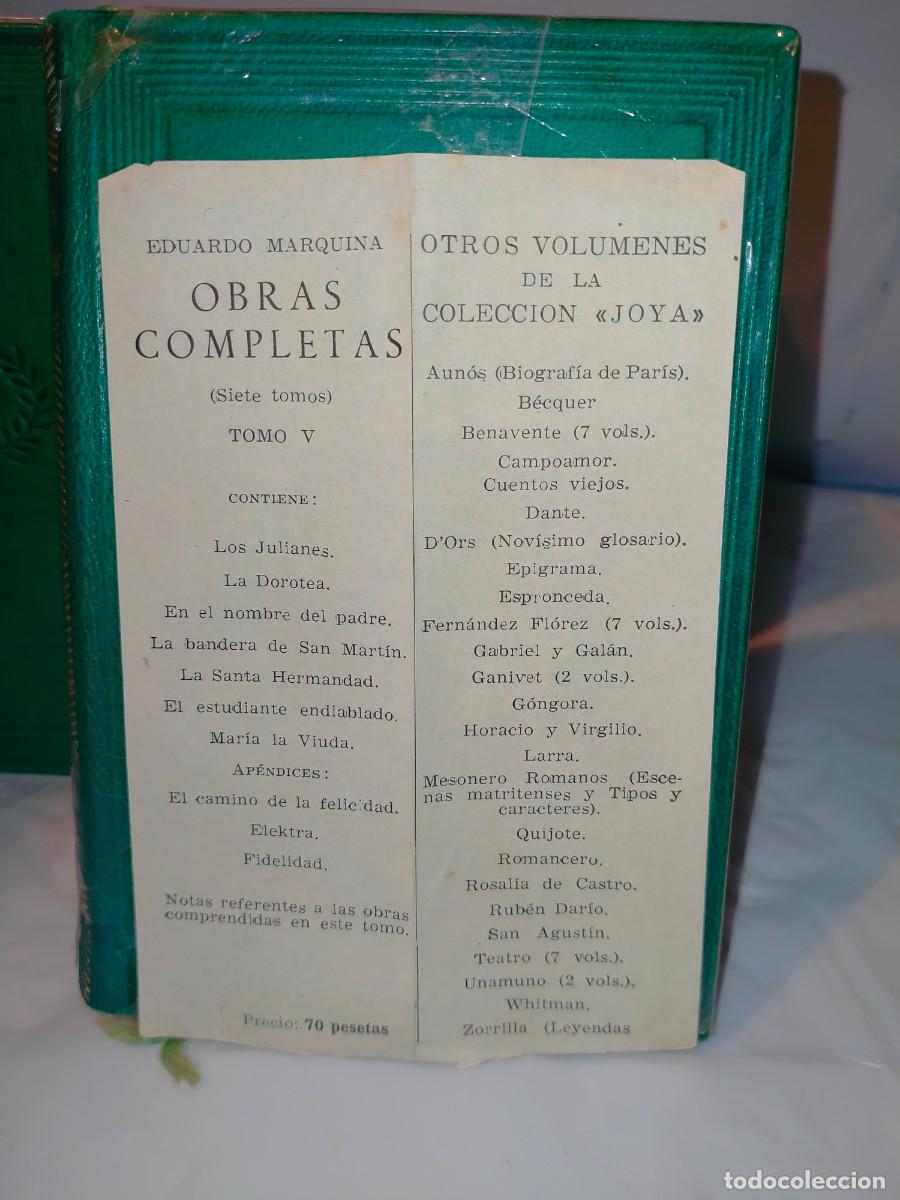 Libros de segunda mano: EDUARDO MARQUINA. OBRAS COMPLETAS (7 TOMOS) .AGUILAR - Foto 17