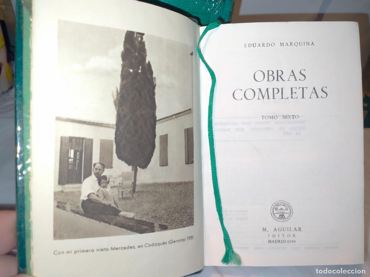 Libros de segunda mano: EDUARDO MARQUINA. OBRAS COMPLETAS (7 TOMOS) .AGUILAR - Foto 20
