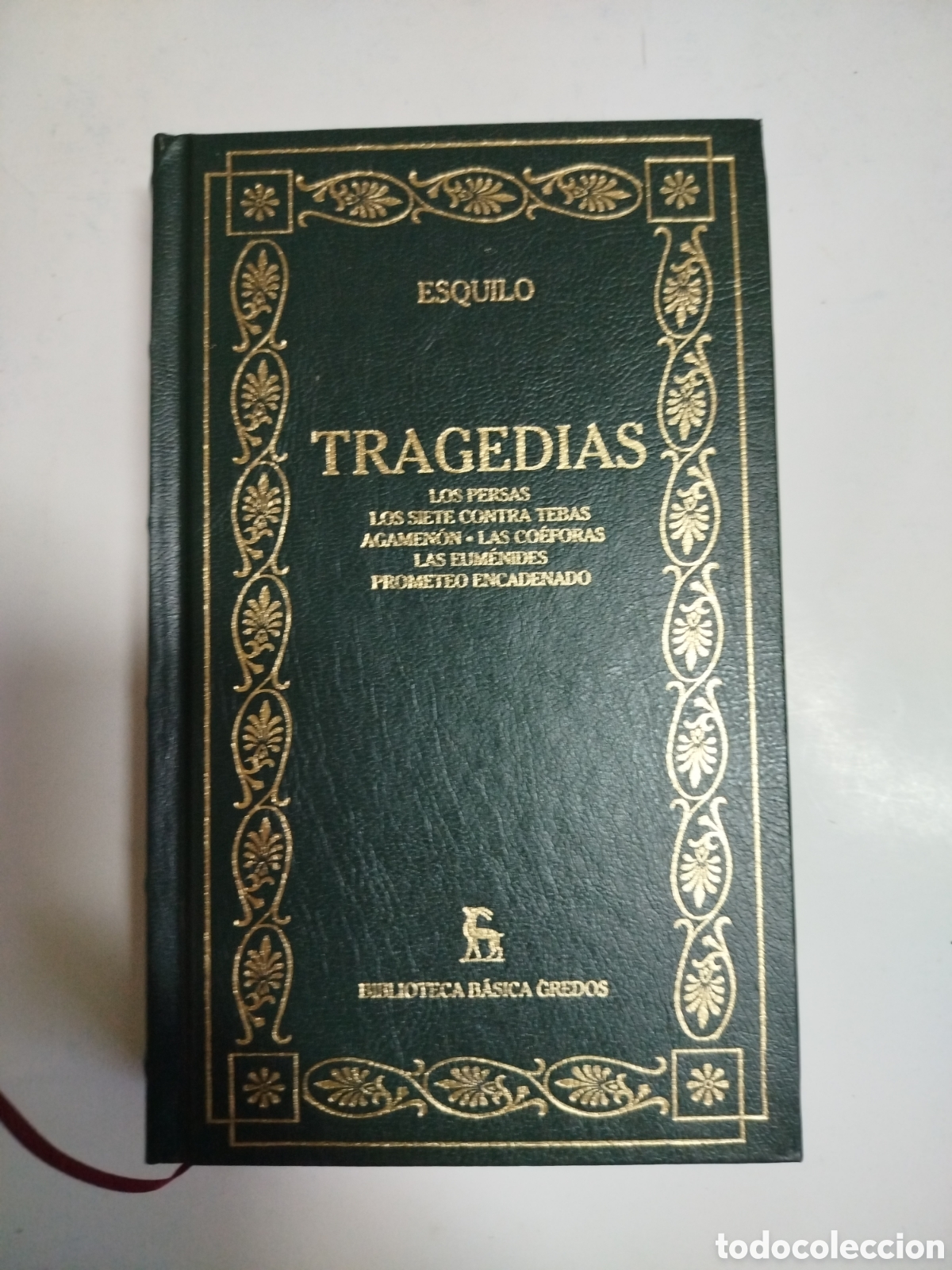 Libros de segunda mano: ESQUILO. TRAGEDIAS. BIBLIOTECA B&Aacute;SICA GREDOS. - Foto 1