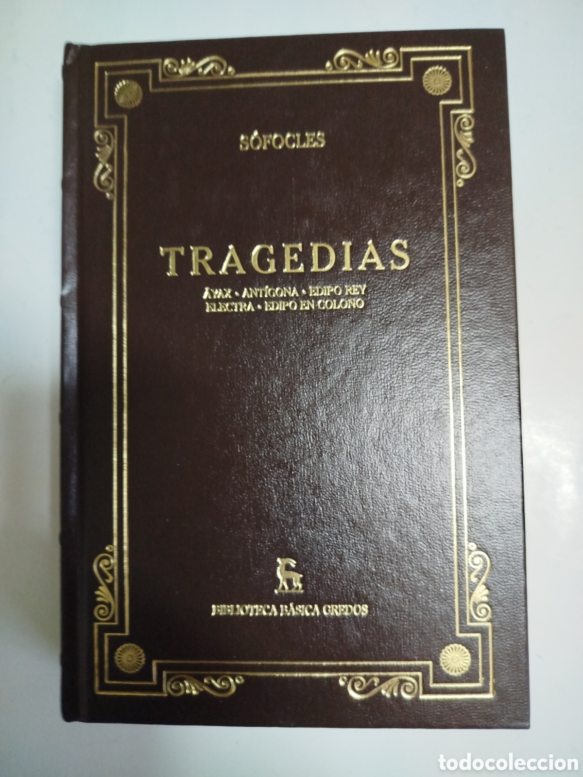 Libros de segunda mano: SOFOCLES. TRAGEDIAS. BIBLIOTECA B&Aacute;SICA GREDOS. - Foto 1