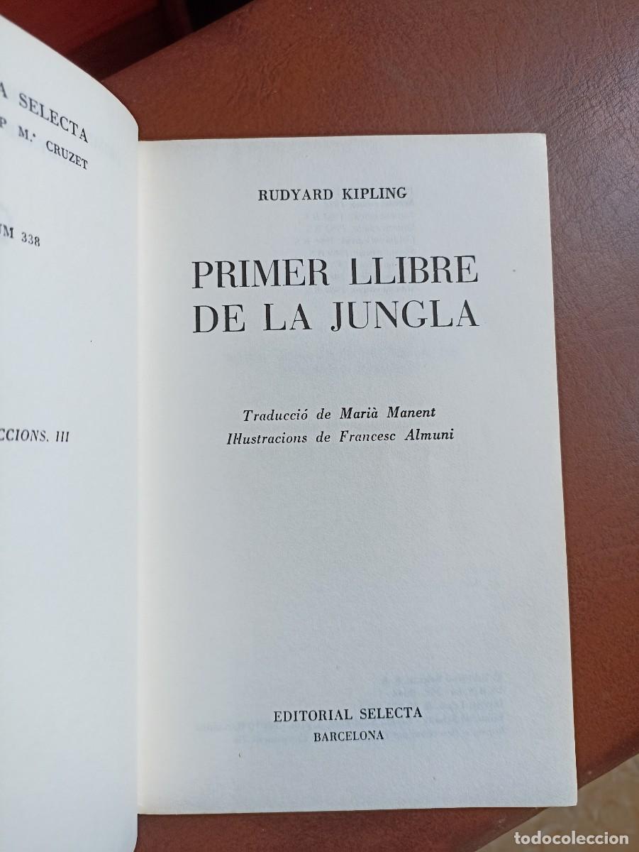 Libros de segunda mano: Primer Llibre de la Jungla por Ruyard kipling - Foto 2