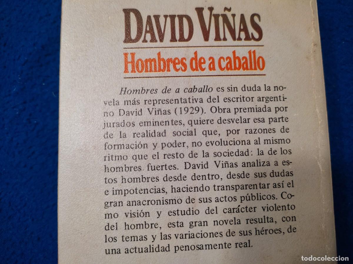 Libros de segunda mano: Hombres de a Caballo David Vi&ntilde;as - Foto 4