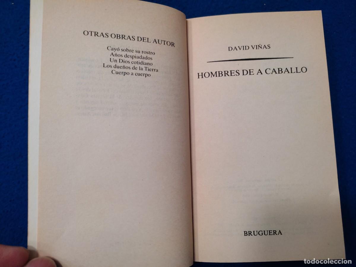 Libros de segunda mano: Hombres de a Caballo David Vi&ntilde;as - Foto 6