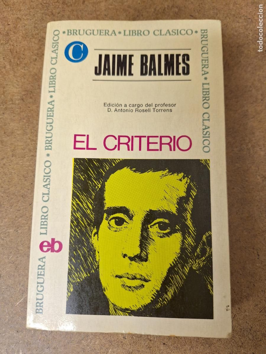 Libros de segunda mano: El criterio - Jaime Balmes - Foto 1