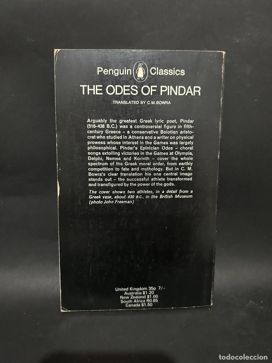 Libros de segunda mano: C. M. BOWRA - THE ODES OF PINDAR - 1969 - Foto 4