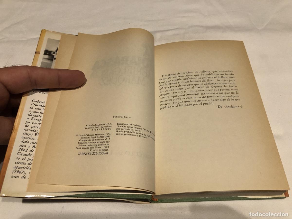 Libros de segunda mano: LA HOJARASCA. GARCIA MARQUEZ, GABRIEL. Ed. C&iacute;rculo de Lectores - 1983. - Foto 5