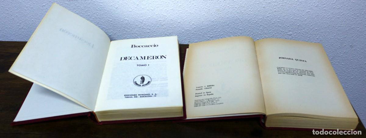 Libros de segunda mano: Decameron de Boccaccio, Ediciones Petronio S.A. 1973 - Foto 3