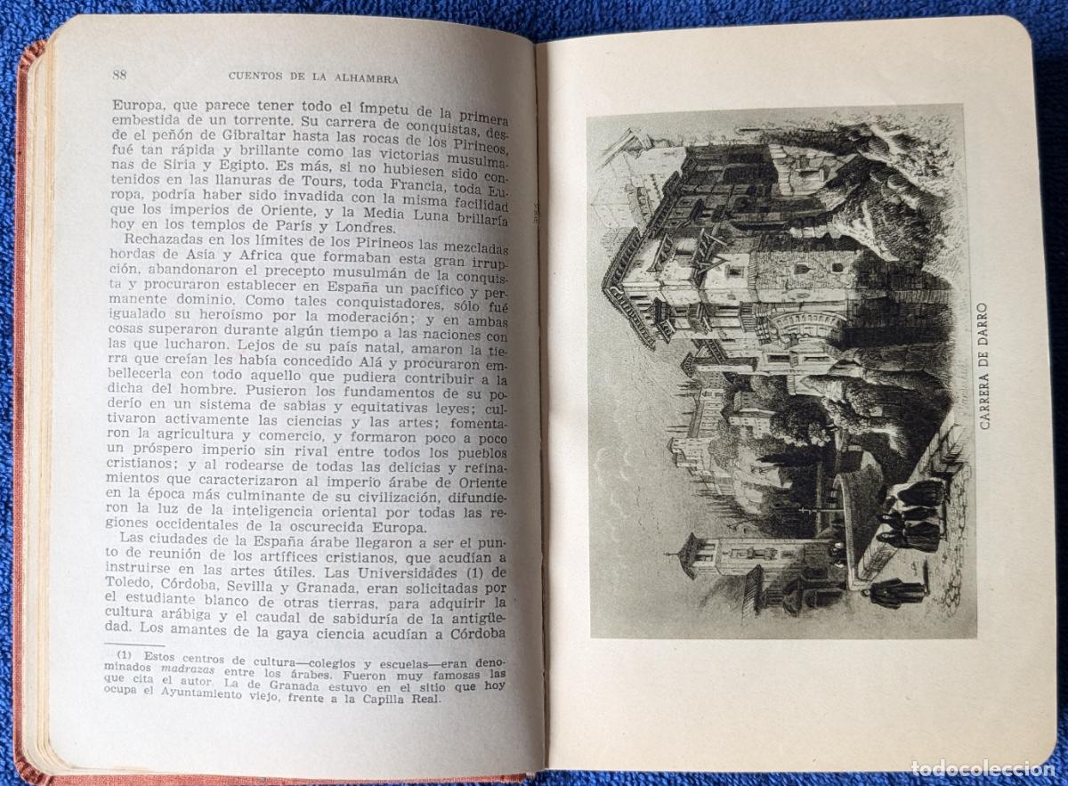 Libros de segunda mano: Cuentos de La Alhambra - Washington Irving - Editorial Padre Su&aacute;rez - 3&ordf; Edici&oacute;n (1954) - Foto 5