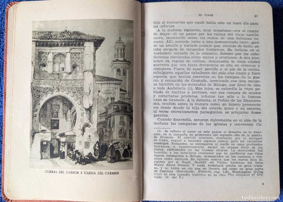 Libros de segunda mano: Cuentos de La Alhambra - Washington Irving - Editorial Padre Su&aacute;rez - 3&ordf; Edici&oacute;n (1954) - Foto 7