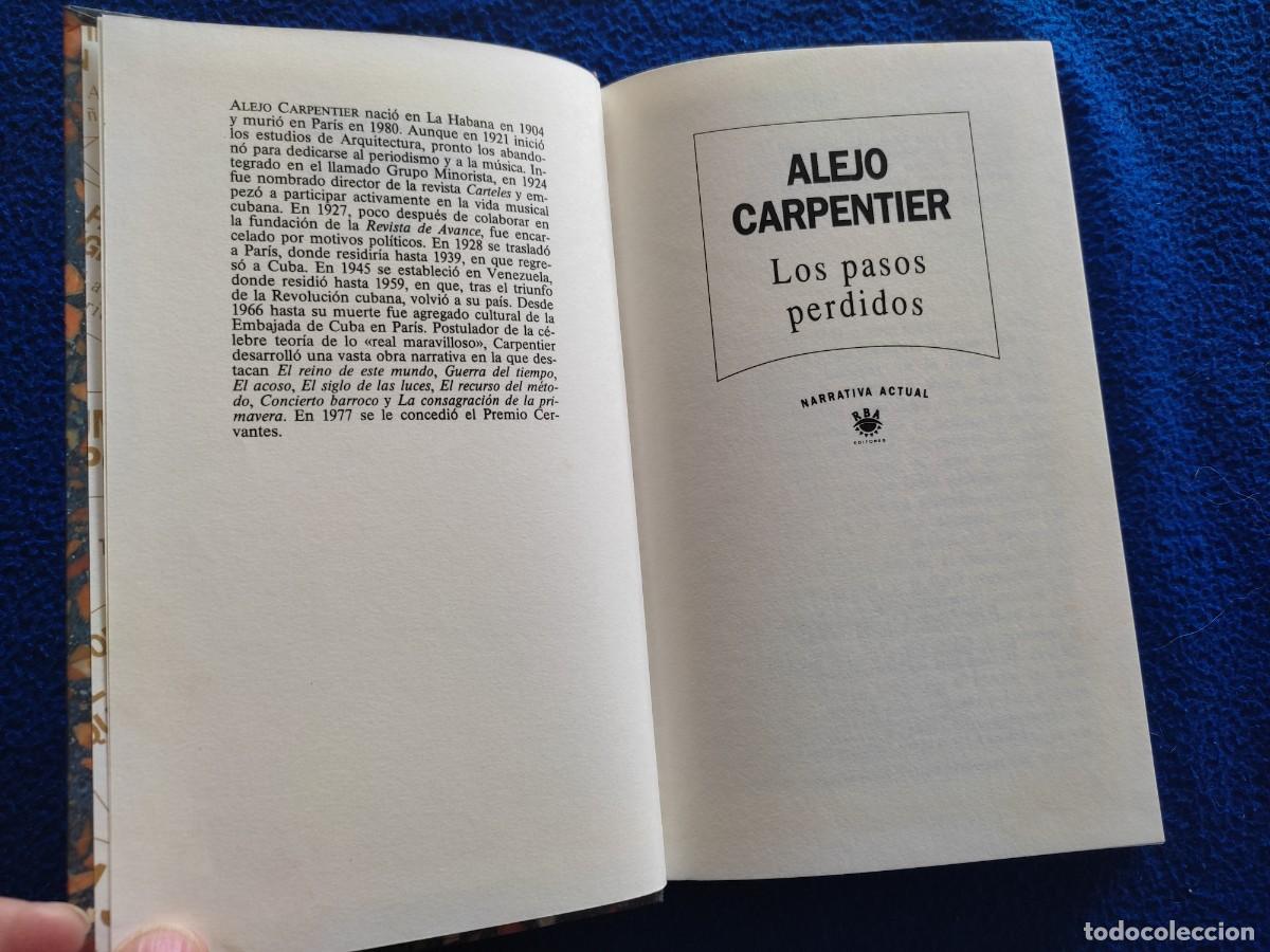 Libros de segunda mano: Los Pasos Perdidos Alejo Carpenter RBA Editores 1992 - Foto 6