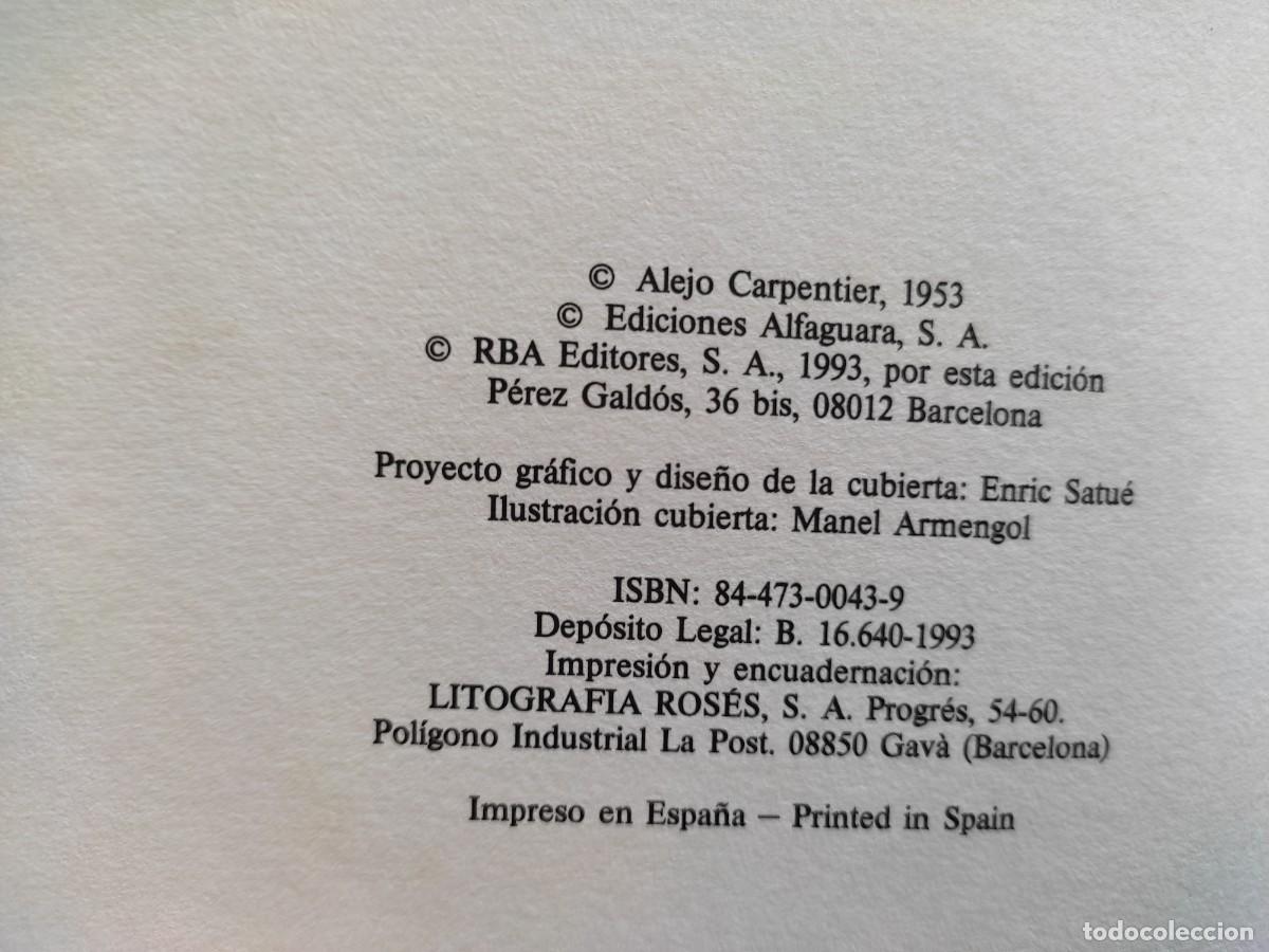 Libros de segunda mano: Los Pasos Perdidos Alejo Carpenter RBA Editores 1992 - Foto 7