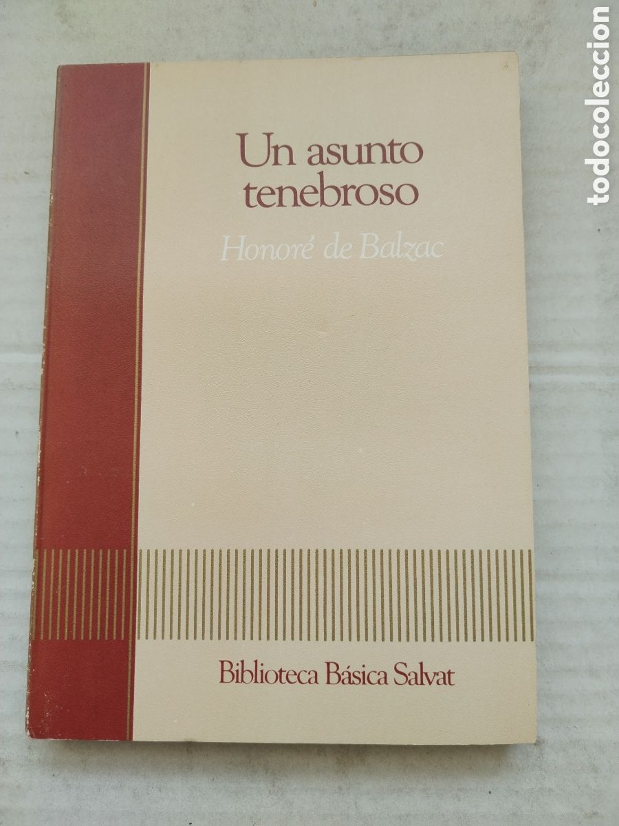 Libros de segunda mano: UN ASUNTO TENEBROSO/HONORE DE BALZAC - Foto 1