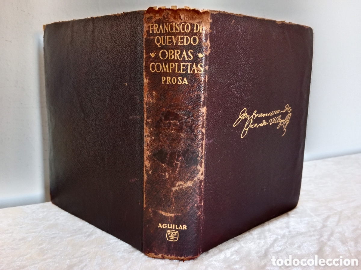 Libros de segunda mano: FRANCISCO DE QUEVEDO , OBRAS COMPLETAS, PROSA, TOMO I , 1961 - Foto 2