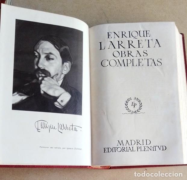 Libros de segunda mano: Libro Obras completas Enrique Larreta 1958 - Foto 3