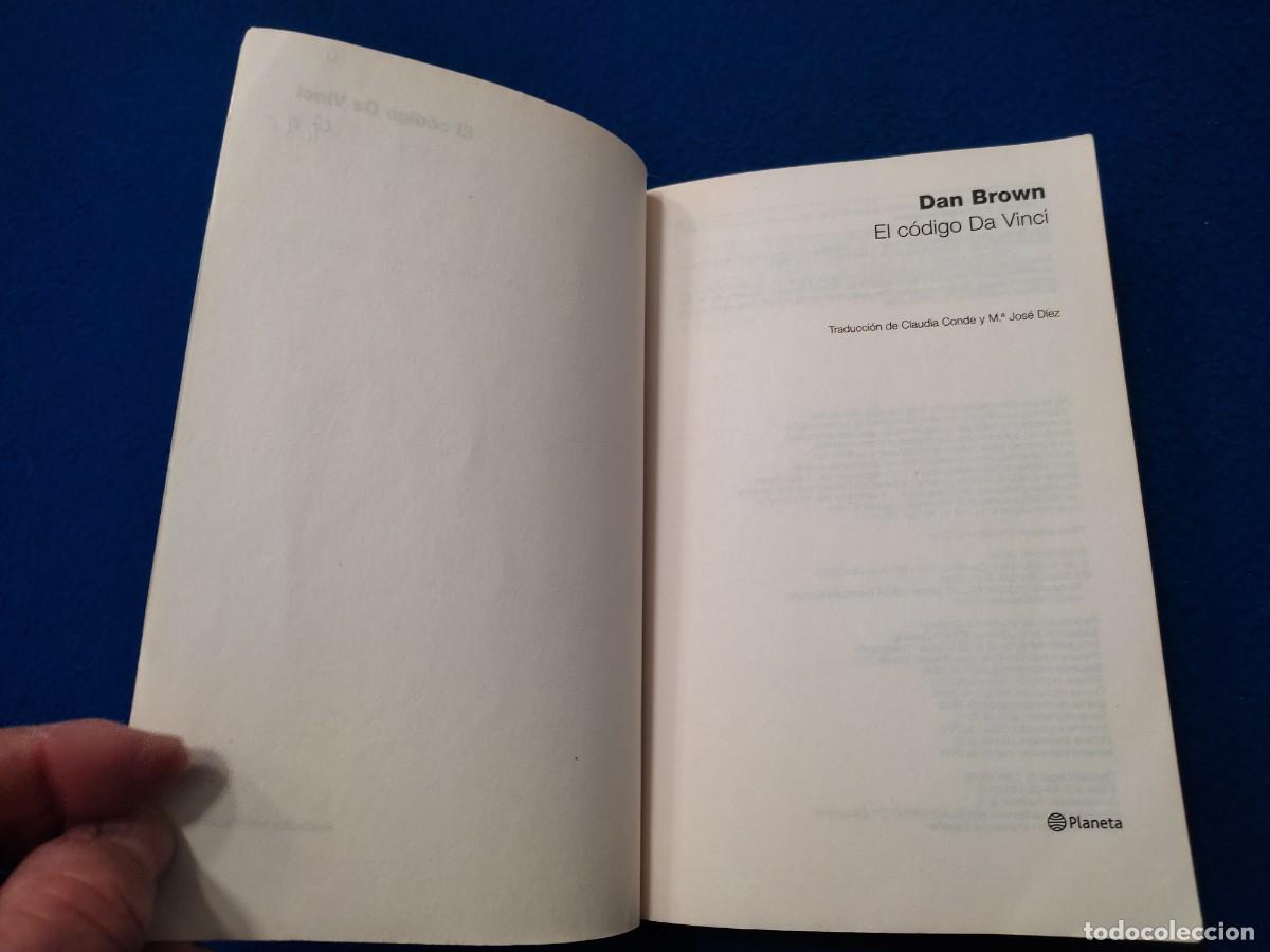 Libros de segunda mano: El C&oacute;digo da Vinci Dan Brown Ed. Planeta 2014 - Foto 4