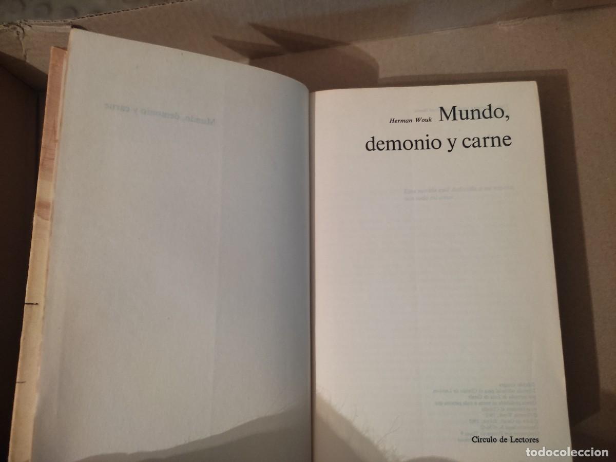 Libros de segunda mano: MUNDO DEMONIO Y CARNE Hernan Wouk Circulo de Lectores 1967 - Foto 4