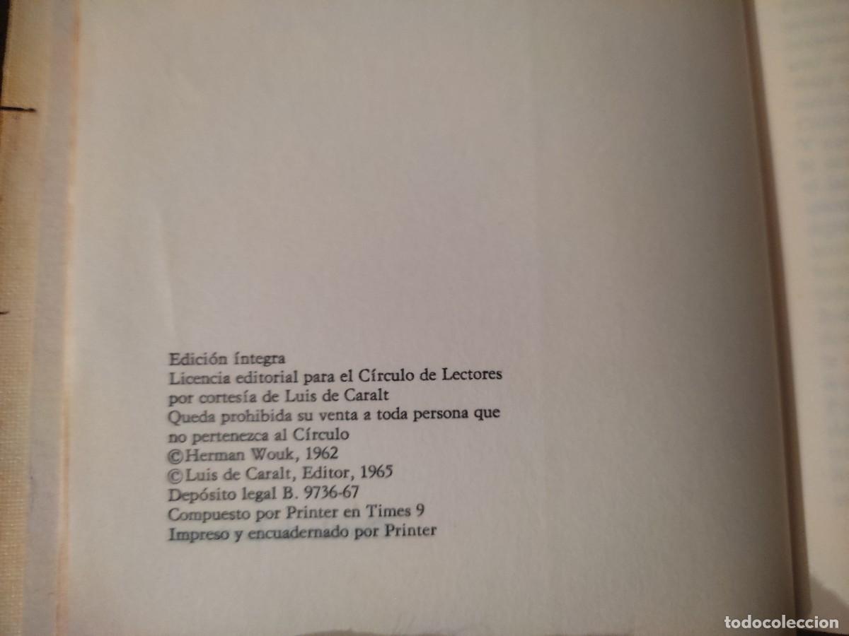 Libros de segunda mano: MUNDO DEMONIO Y CARNE Hernan Wouk Circulo de Lectores 1967 - Foto 5