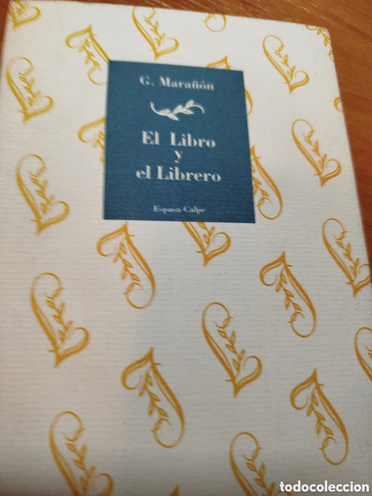 Libros de segunda mano: El libro y el librero. Gregorio Mara&ntilde;&oacute;n. - Foto 1