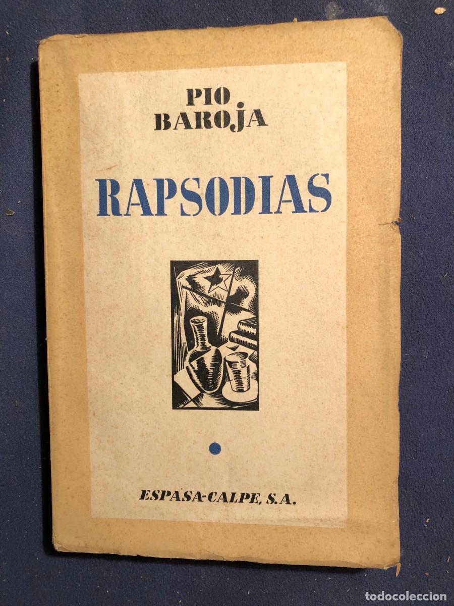 Libros de segunda mano: P&Iacute;O BAROJA : - RAPSODIAS - (1936) (PRIMERA EDICION) - Foto 1