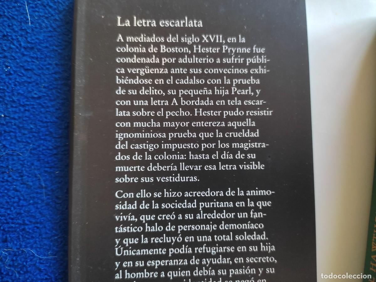 Libros de segunda mano: LA LETRA ESCARLATA Nathaniel Hawthorne C&iacute;rculo de Lectores 2008 - Foto 6