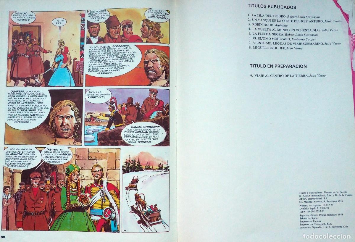 Libros de segunda mano: EDICIONES AFHA: MIGUEL STROGOFF de JULIO VERNE. A&Ntilde;O 1978 - Foto 3