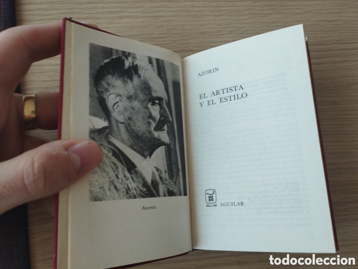 Libros de segunda mano: Crisol - Aguilar - El artista y el estilo - Azor&iacute;n - 1969 - Foto 4