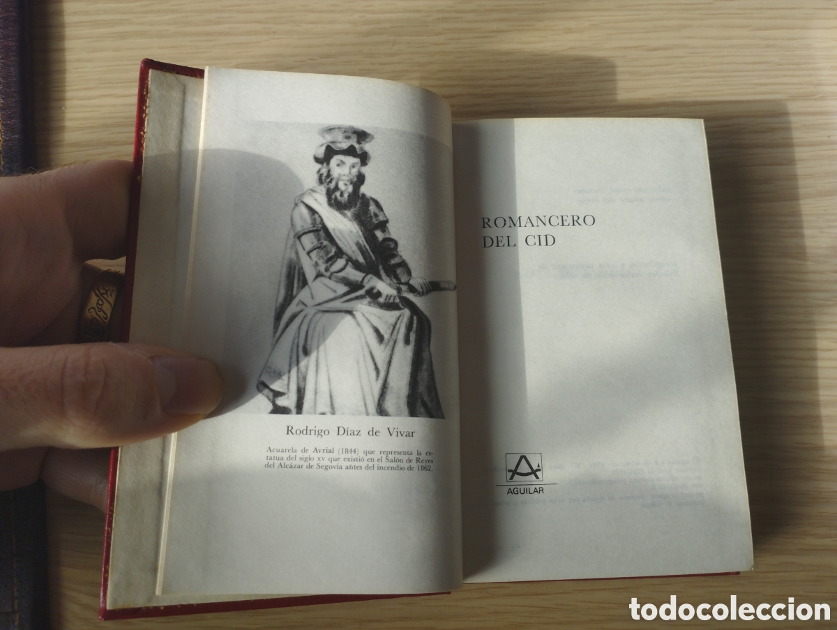Libros de segunda mano: Crisol - Aguilar - Romancero del Cid - 1975 - Foto 4