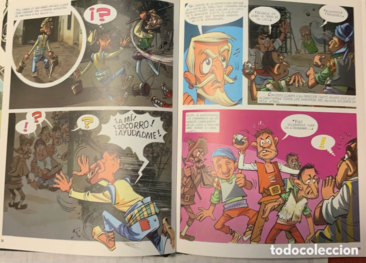 Libros de segunda mano: Don Quijote de la Mancha. Adaptaci&oacute;n en c&oacute;mic - Foto 7