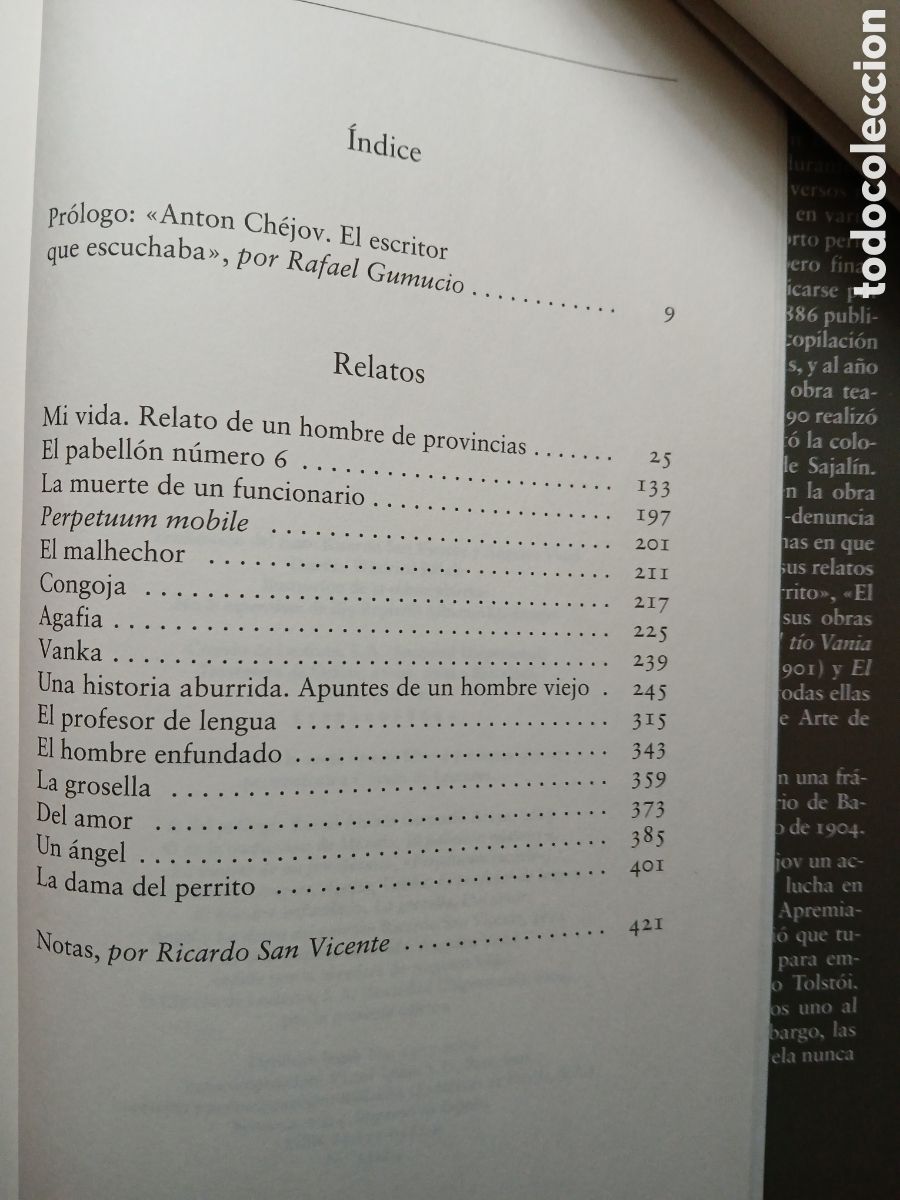 Libros de segunda mano: Relatos. Anton Ch&eacute;jov. - Foto 4
