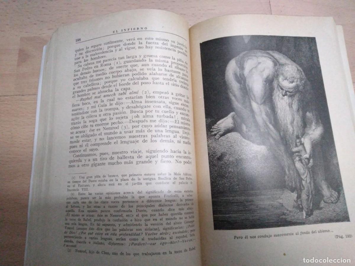 Libros de segunda mano: LA DIVINA COMEDIA. DANTE ALIGHIERI. 1941 - Foto 5