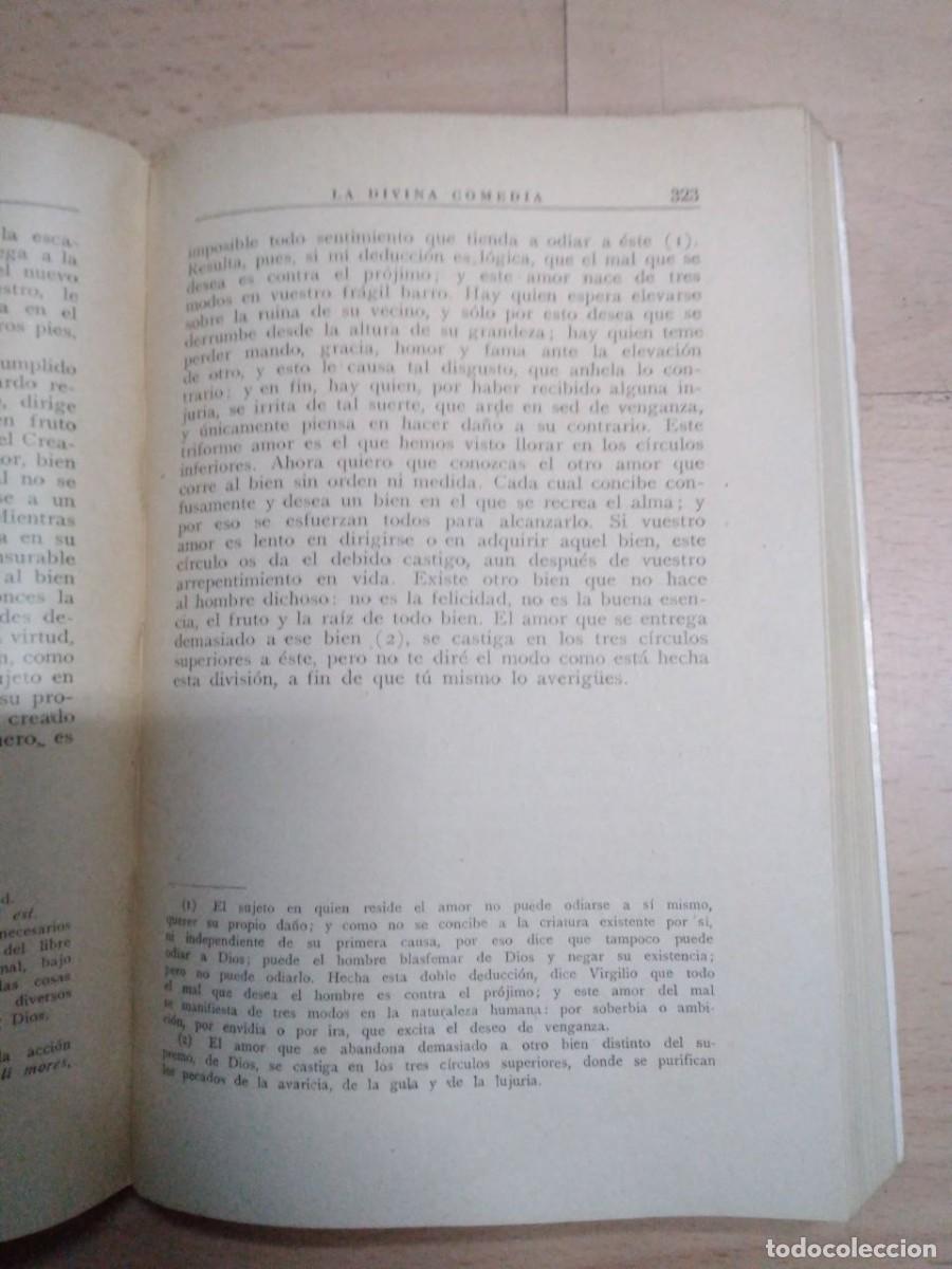 Libros de segunda mano: LA DIVINA COMEDIA. DANTE ALIGHIERI. 1941 - Foto 6