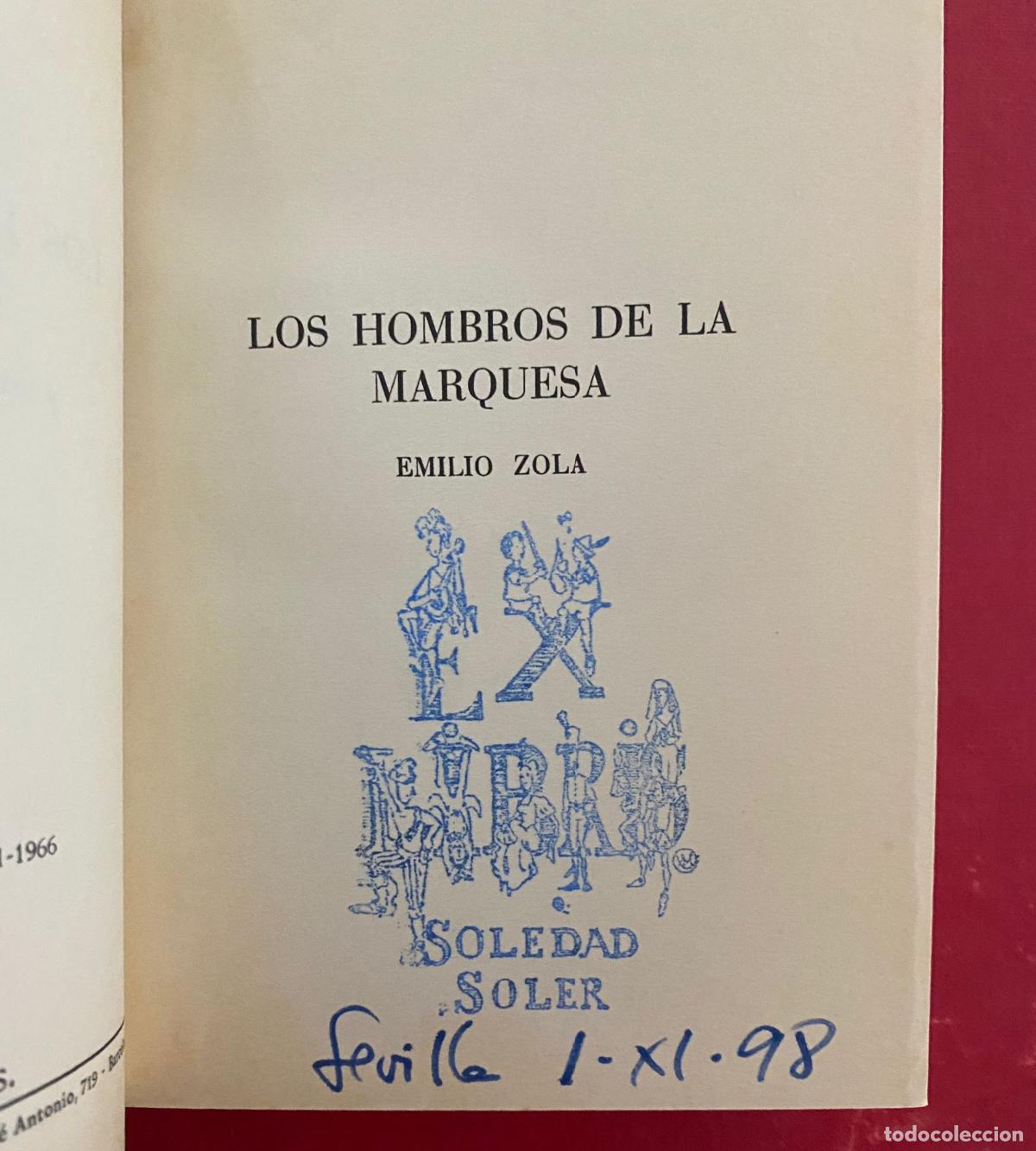 Libros de segunda mano: Los hombros de la marquesa. Emilio Zola. - Foto 2
