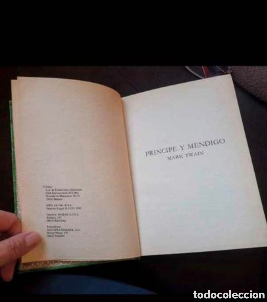 Libros de segunda mano: Pr&iacute;ncipe y mendigo, de Mark Twain - Foto 3