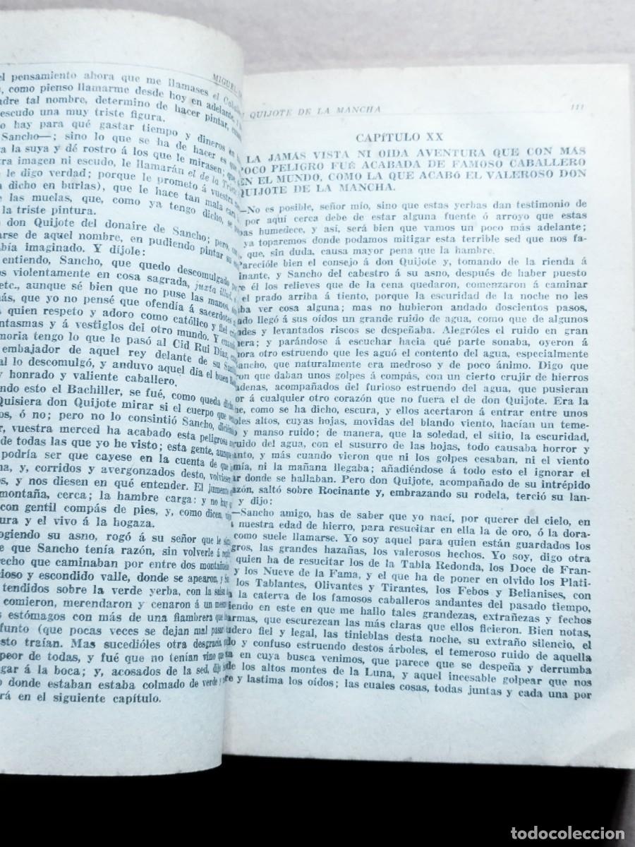 Libros de segunda mano: Don Quijote de la Mancha colecci&oacute;n austral - Foto 5
